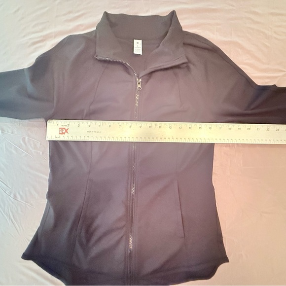 Yogalicious Black Zip Front Lightweight Jacket Size Large - Picture 7 of 9